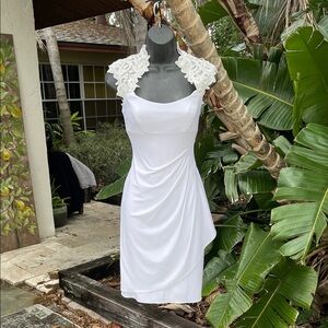 White Cache Lace Dress for Sale up to 90% Off: Poshmark
